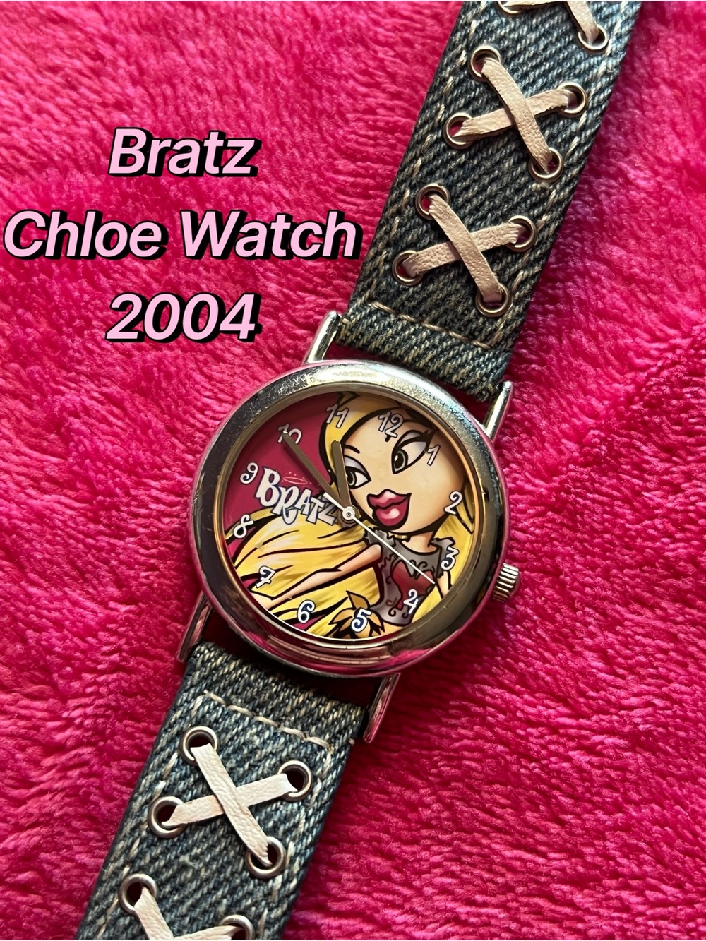 Bratz Chloe Kids Watch with Denim Strap 2004 Y2K